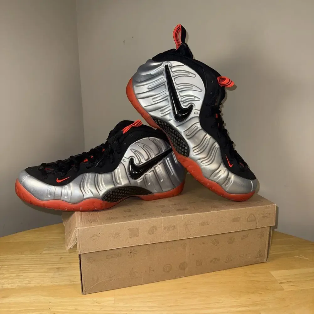 Size 14 - Nike Air Foamposite Pro Crimson Great Condition OG Box 2012